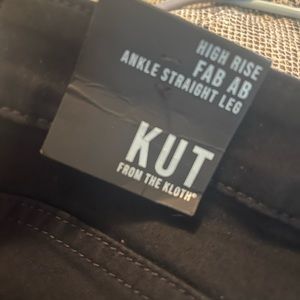 KUT from the cloth black high-rise jeans size 10